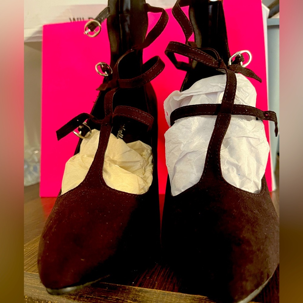 Black high heels